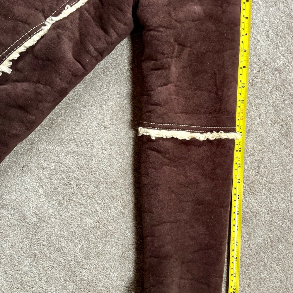 Retro Faux Shearling Jacket – Cozy Vintage Boho Style - Picture 11 of 11